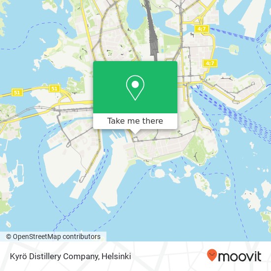 Kyrö Distillery Company map