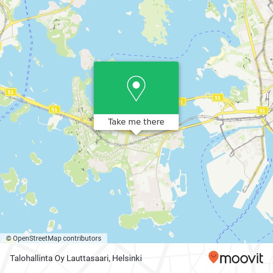 Talohallinta Oy Lauttasaari map