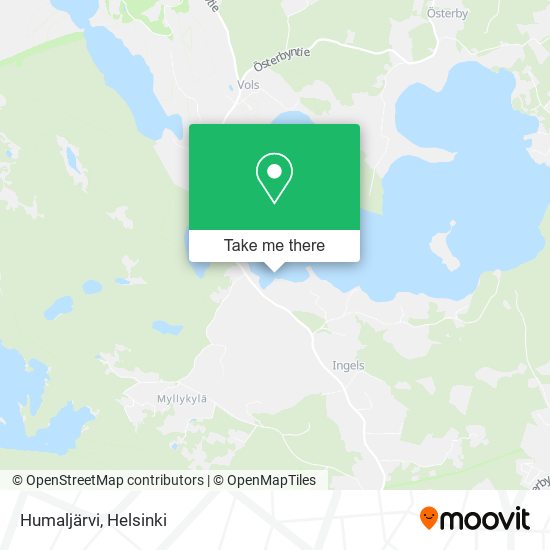 Humaljärvi map