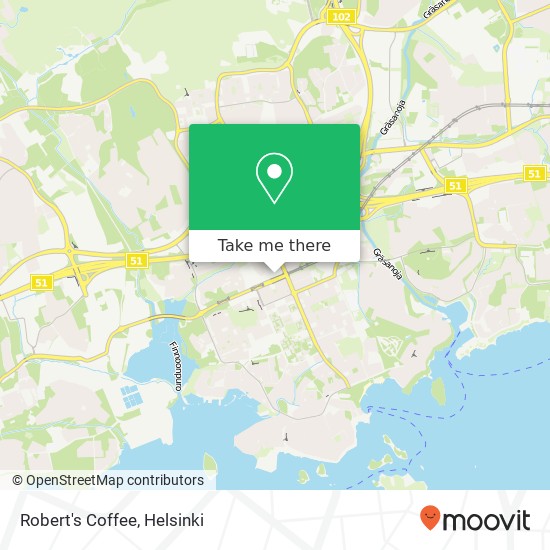 Robert's Coffee map