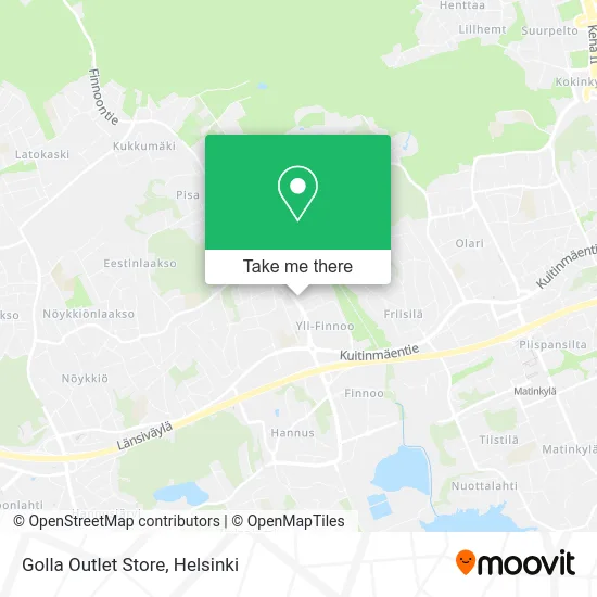 Golla Outlet Store map