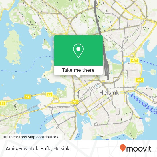 Amica-ravintola Rafla map