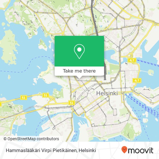 Hammaslääkäri Virpi Pietikäinen map