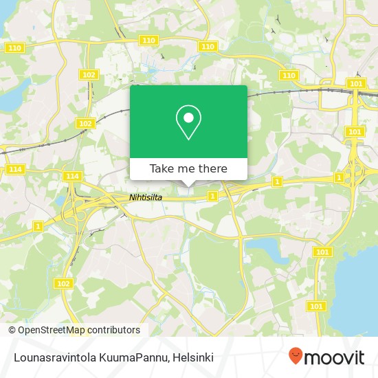 Lounasravintola KuumaPannu map