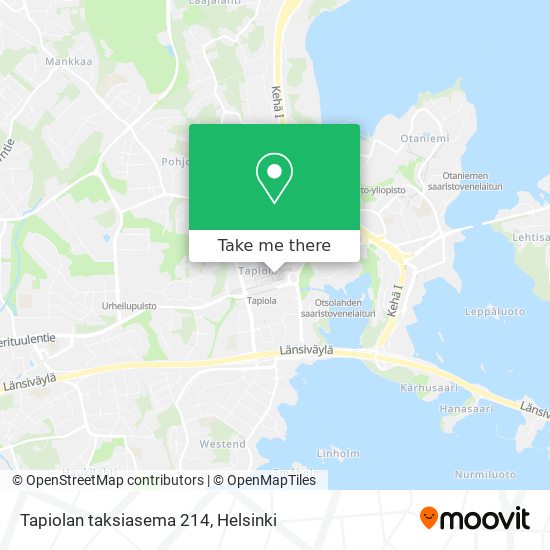Tapiolan taksiasema 214 map