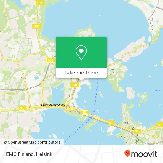 EMC Finland map