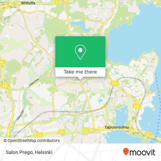 Salon Prego map