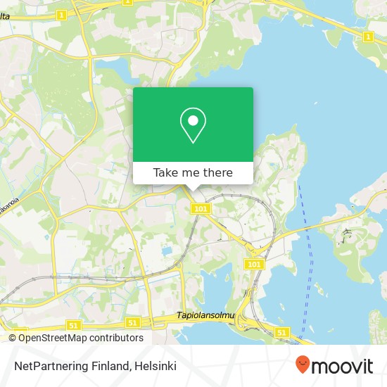 NetPartnering Finland map