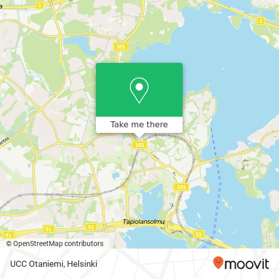 UCC Otaniemi map