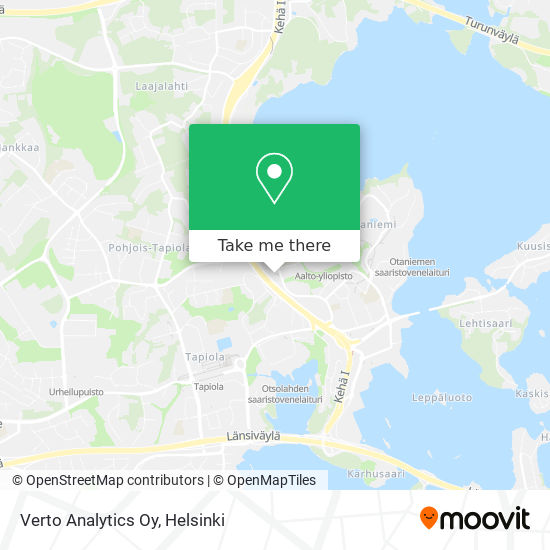 Verto Analytics Oy map