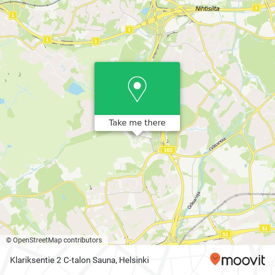 Klariksentie 2 C-talon Sauna map