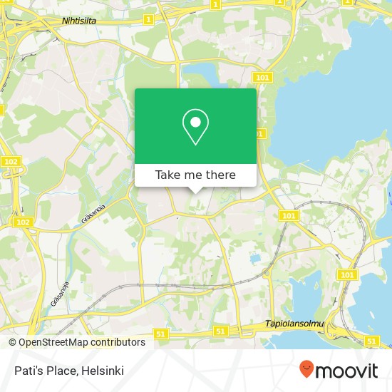 Pati's Place map