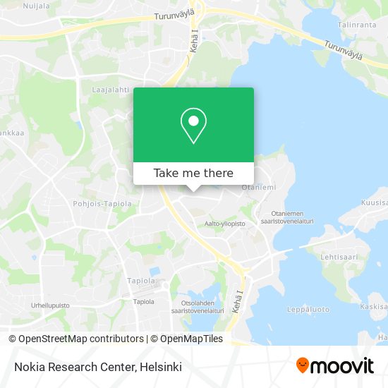 Nokia Research Center map