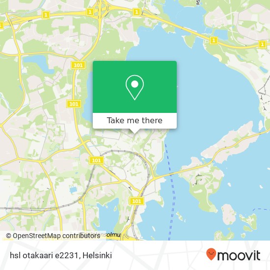 hsl otakaari e2231 map