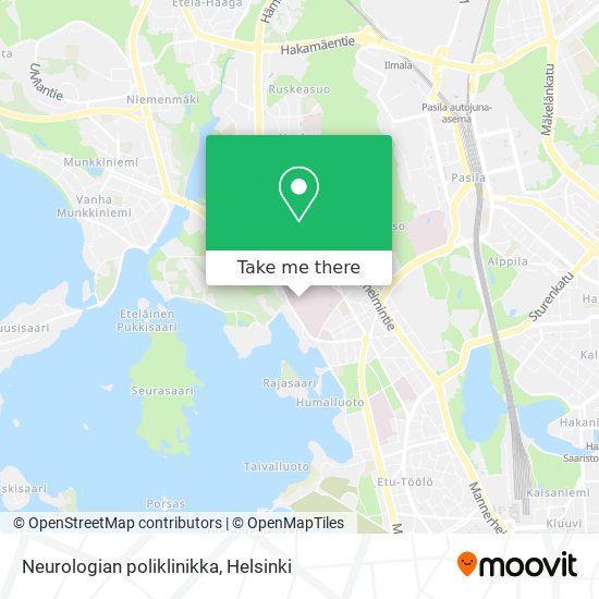 Neurologian poliklinikka map