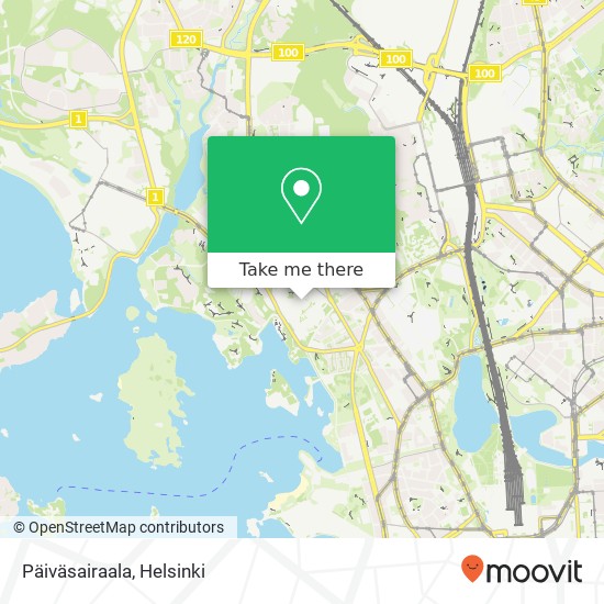 Päiväsairaala map