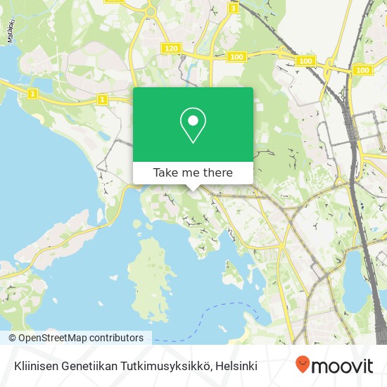 Kliinisen Genetiikan Tutkimusyksikkö map