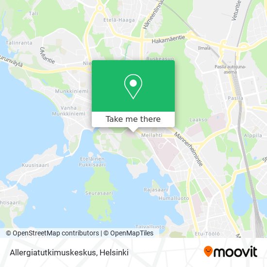 Allergiatutkimuskeskus map