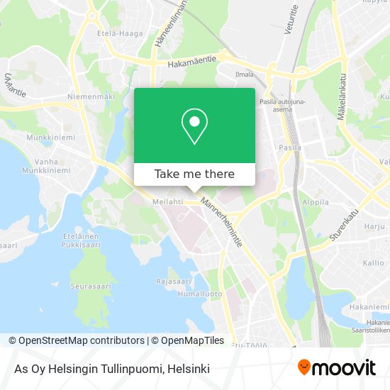 As Oy Helsingin Tullinpuomi map
