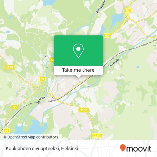 Kauklahden sivuapteekki map