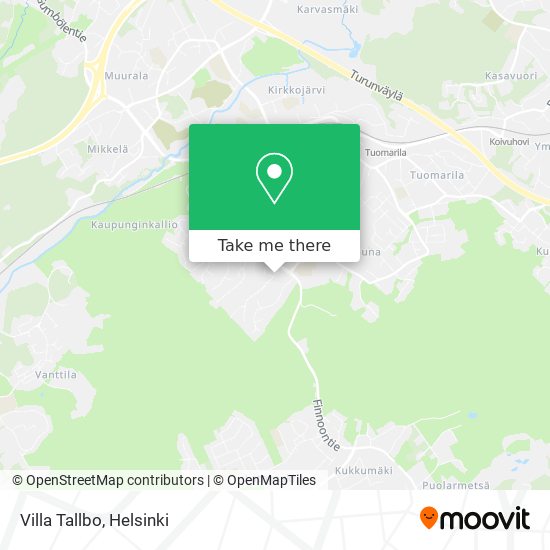 Villa Tallbo map