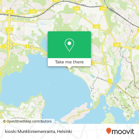 kioski Munkkiniemenranta map