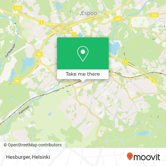Hesburger map