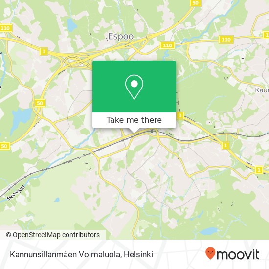 Kannunsillanmäen Voimaluola map