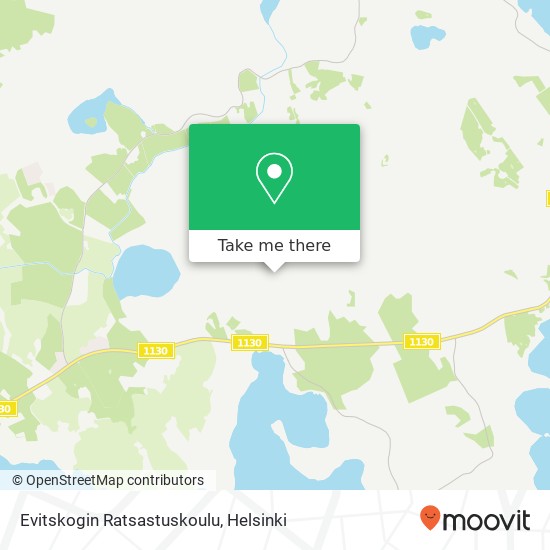 Evitskogin Ratsastuskoulu map