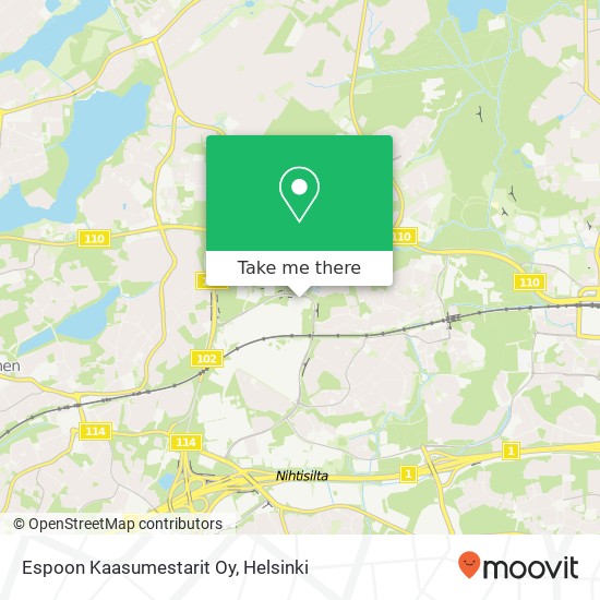 Espoon Kaasumestarit Oy map