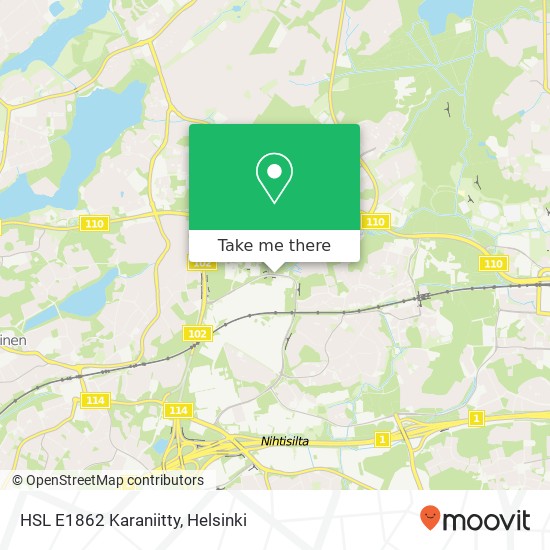 HSL E1862 Karaniitty map
