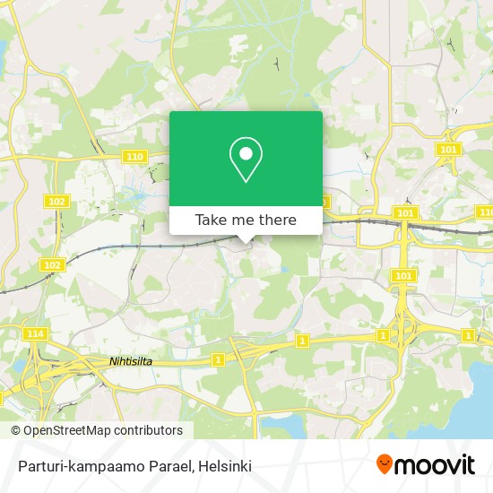 Parturi-kampaamo Parael map