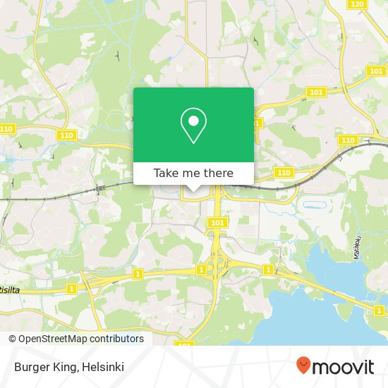 Burger King map