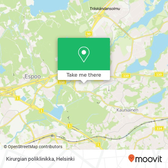 Kirurgian poliklinikka map