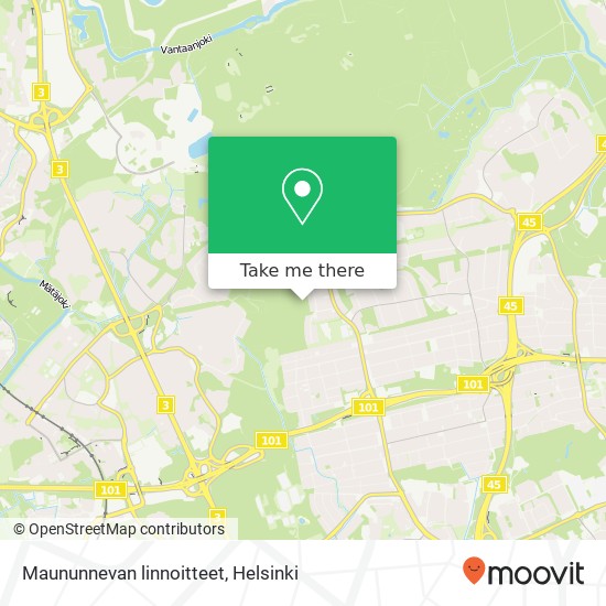 Maununnevan linnoitteet map