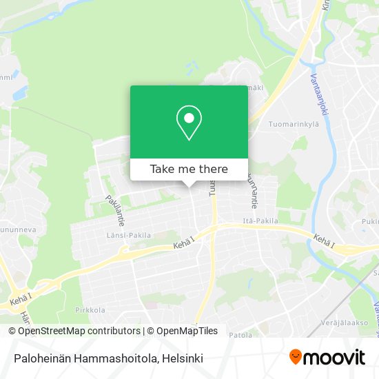 Paloheinän Hammashoitola map