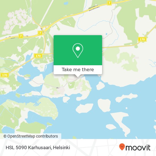 HSL 5090 Karhusaari map