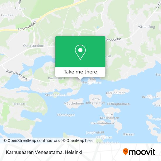 Karhusaaren Venesatama map