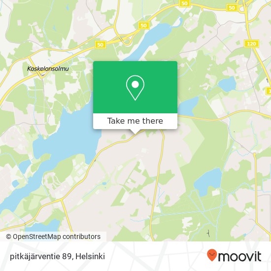 pitkäjärventie 89 map