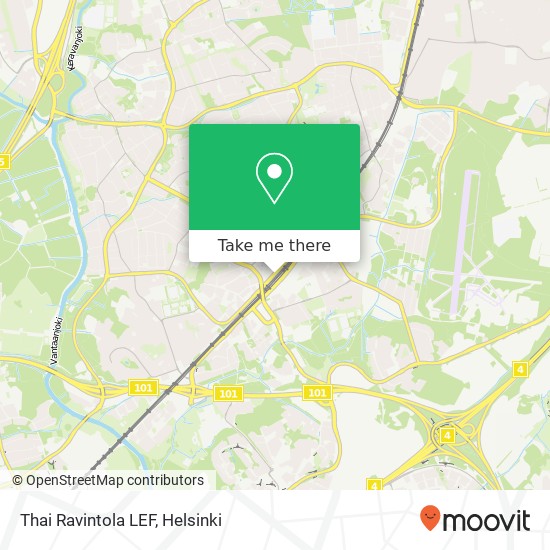 Thai Ravintola LEF map