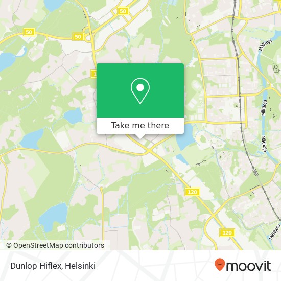 Dunlop Hiflex map