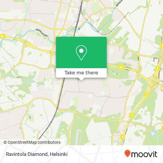 Ravintola Diamond map