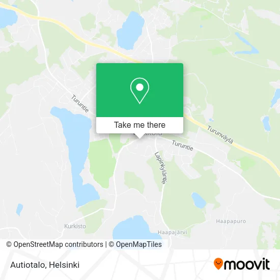 Autiotalo map