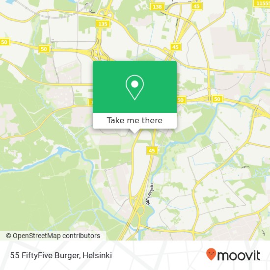 55 FiftyFive Burger map