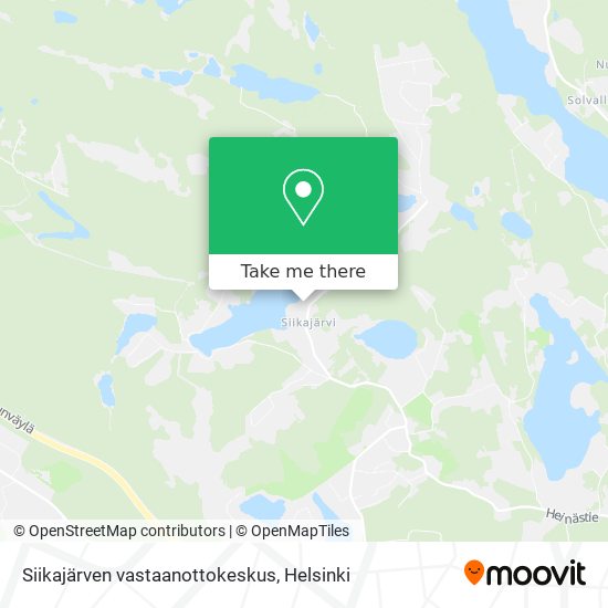 Siikajärven vastaanottokeskus map