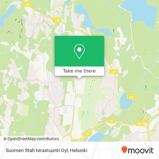 Suomen Stah terastuonti Oyl map