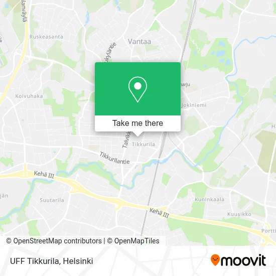 UFF Tikkurila map
