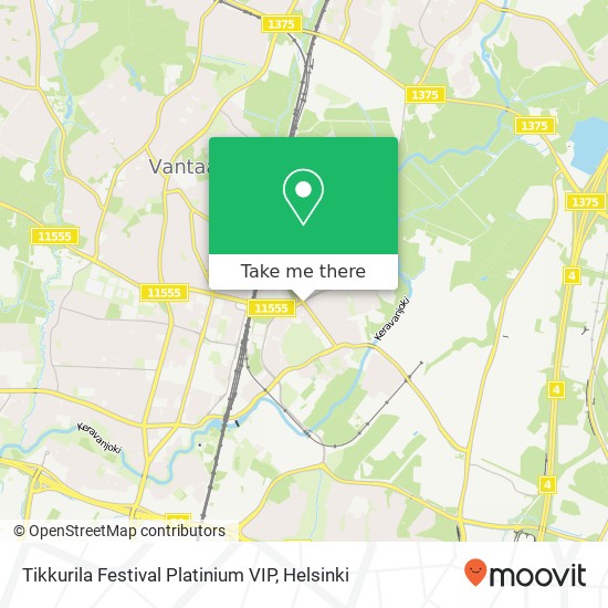 Tikkurila Festival Platinium VIP map