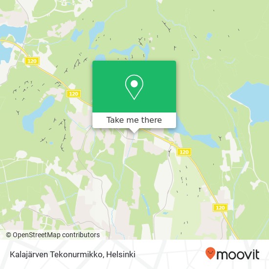 Kalajärven Tekonurmikko map