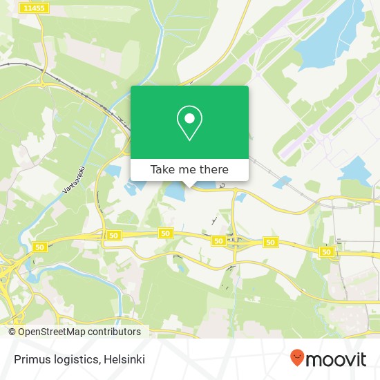 Primus logistics map